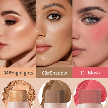 Multi-Color Natural Conforming Shadow Repair Stick – 3D Light Concealer, Blush & Multi-Functional Highlight Stick