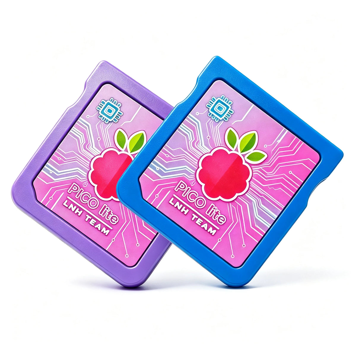 DSpico Pico Lite RP2040 Flash Cartridge - Open-Source Blue Purple Shell for NDS NDSL DSi 3DS with SD Support