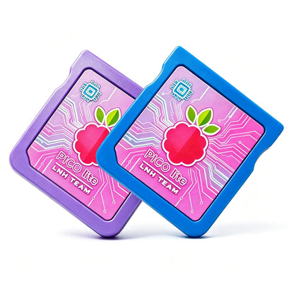 DSpico Pico Lite RP2040 Flash Cartridge - Open-Source Blue Purple Shell for NDS NDSL DSi 3DS with SD Support