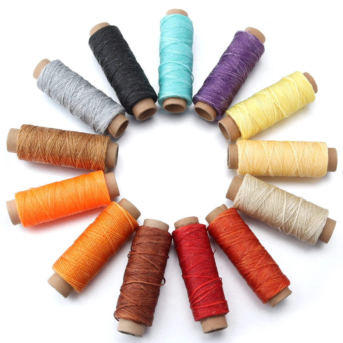 50 Yards Waxed Leather Thread Cord – 150D 1.0mm for Hand Stitching, DIY Bracelets & Jewelry Making