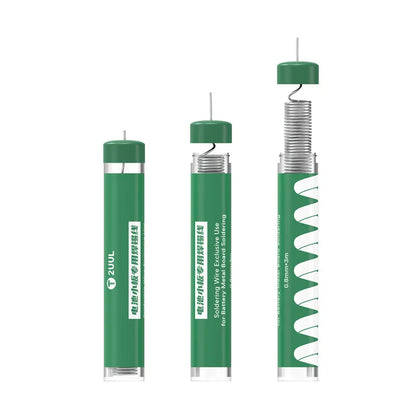 2UUL SC39 0.8mm Soldering Wire for Mobile Phone Repair – Tin Welding Line for Battery & PCB Board, 3M No-Need Spot Welding Tool