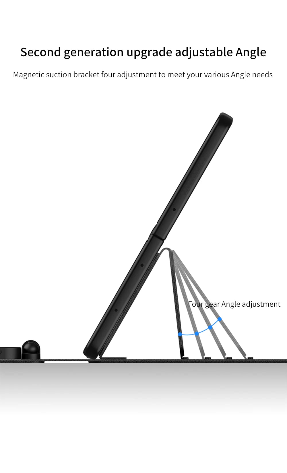 Wireless Bluetooth Mouse & Pen Keyboard Case for Samsung Galaxy Z Fold 2/3/4/5/6 – Mini Meeting Recorder Case