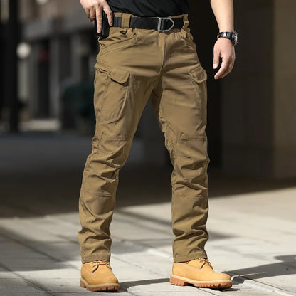 Spring-Autumn Water-Resistant Tactical Hiking Pants – Stretch Desert Camouflage Military Utility Trousers