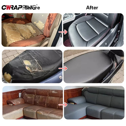 PU Leather Repair Patch - Self-Adhesive DIY Repair Sticker for Sofas, Beds, Car & Motorcycle Seats