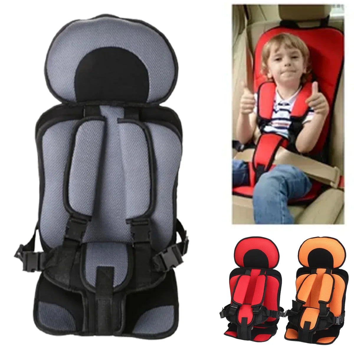 Portable Shopping Cart Mat: Updated Version Thick Sponge Baby Stroller Cushion - Kids Safe Chair Mat for Children's Chairs, Essential Accessory