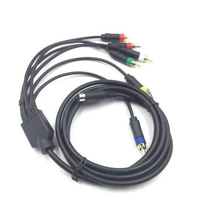SEGA Saturn RGB/RGBS RCA Composite AV Cable – RGB+Sync Video Cord for PVM, BVM, NEC XM & UpScaler BNC Retro Gaming Display