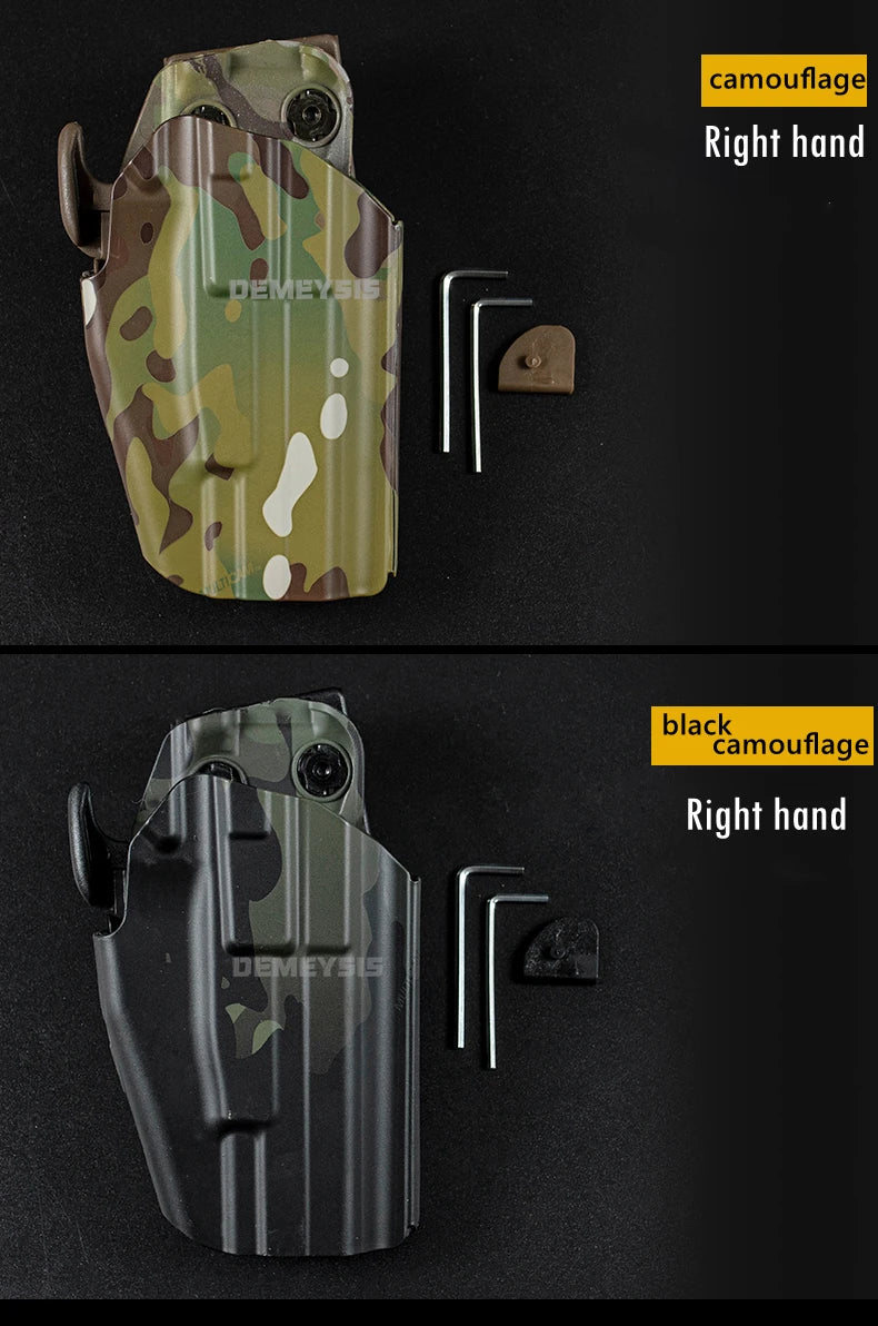 Adjustable Gun Holster — Right/Left Hand Waist Carry Case for Tactical Pistols