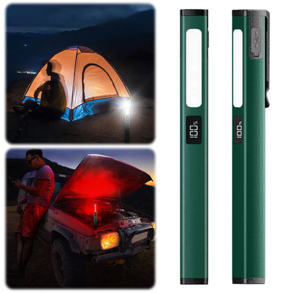LED SMD Medical Pen Light with Clip – 120LM Inspection Flashlight, Pupil Lamp, 400mAh Rechargeable Pen Torch for Nursing & Medical Use