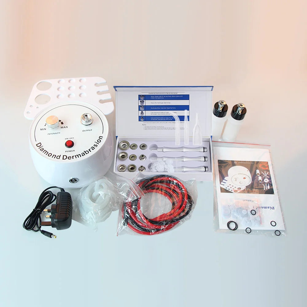 AOKO 3-in-1 Diamond Microdermabrasion Machine – Vacuum Suction & Water Spray Tool for Facial Moisturizing & Skin Exfoliation