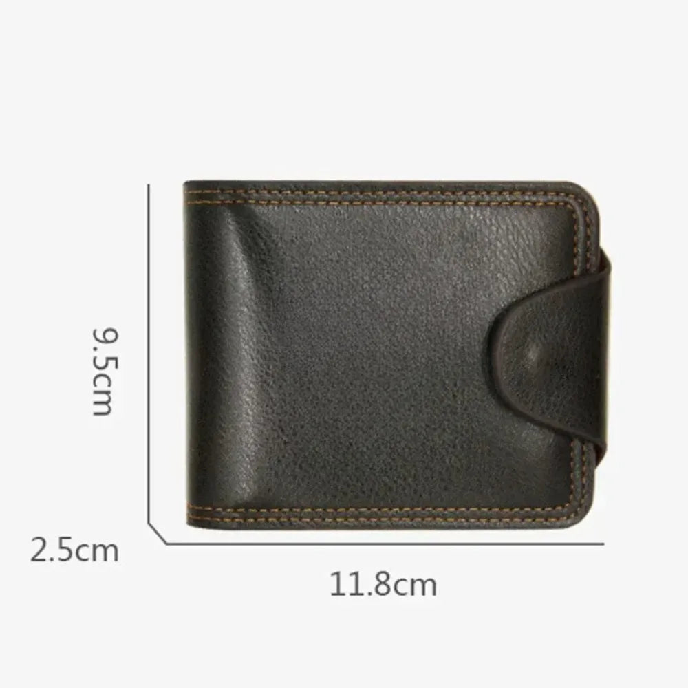 Men's Multi-Function Short Wallet – Multi-Card Slot Card Holder Purse, Stylish Gift Wallet