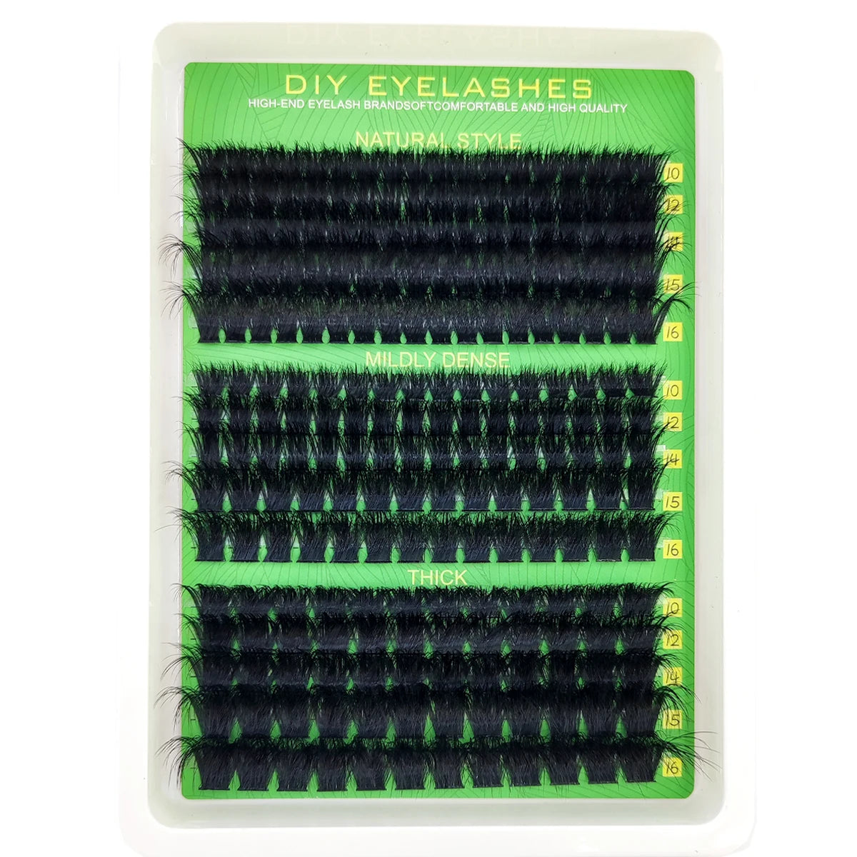 Fluffy Mink Eyelash Extensions - Handmade 5D to 200D Natural Curl Lash Clusters for Beauty Makeup Style