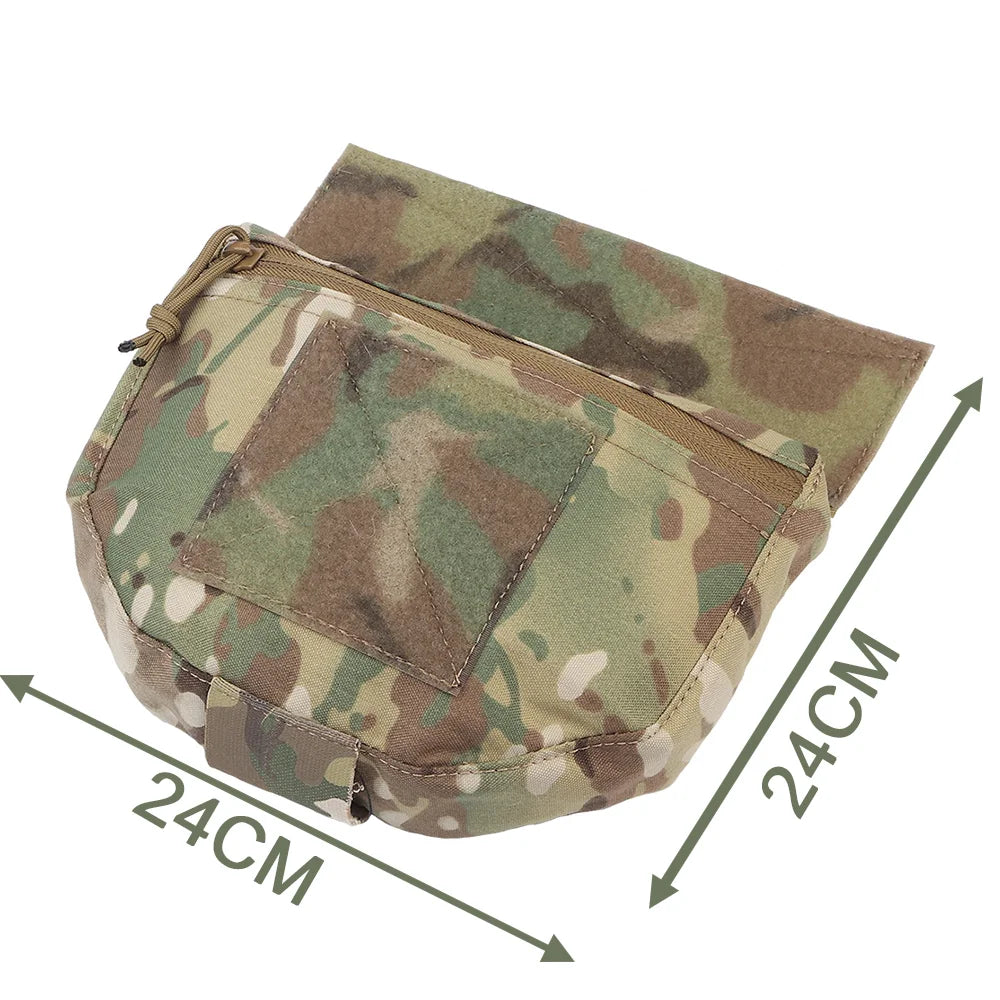 Outdoor Tactical JPC/CPC Vest – Large FC Sub-Pouch with Expanded Lower Belly MOLLE Tactical Chest Pouch