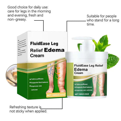 Leg Therapy Massage Cream – 100g Lymphatic Massage & Leg Care Cream for Men and Women