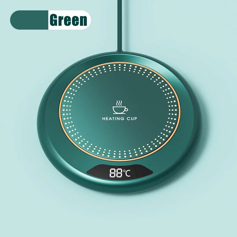 USB Thermostatic Heating Coaster - 3-Speed Adjustable Constant Temperature Cup Warmer