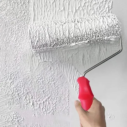Wall Texture Pattern Roller - Smooth Plastering Putty Brush for Decorative Wall Finishing