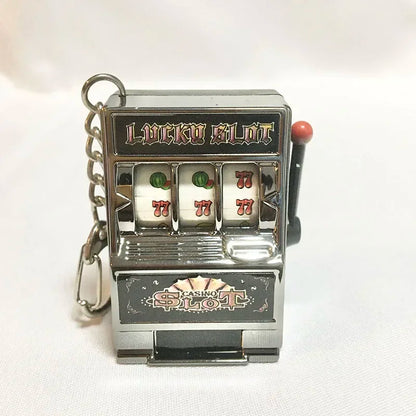 Fruit Machine Slot Keychain – Trendy Creative Car Pendant & Gift Accessory