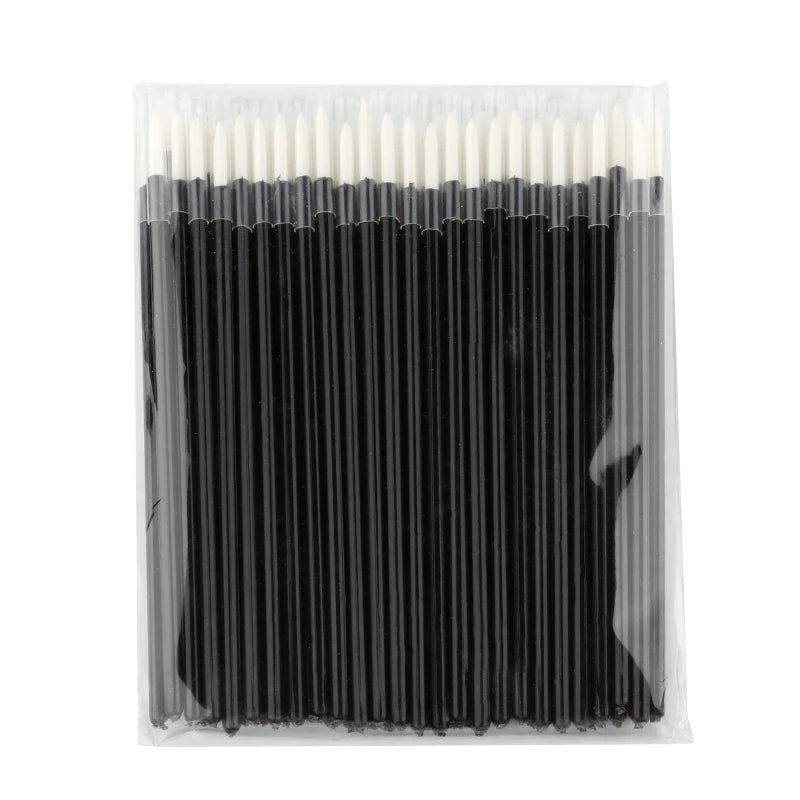 50Pcs Disposable Eyeliner Makeup Brushes - Eye Shadow & Eyeliner Wands for Lash Extensions and Beauty Tools