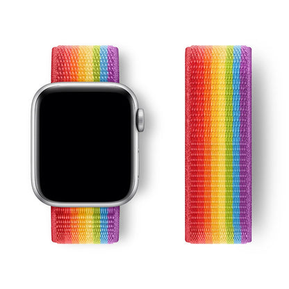 Sport Loop Strap for Apple Watch Band 40mm–49mm – Compatible with Series 3–10, SE & Ultra Adjustable Bracelet