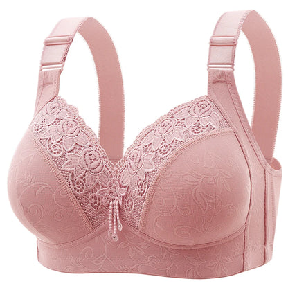 Women’s Lace Deep V Ultra-Thin Bralette – Sexy Sheer Lingerie Top Plus Size Comfortable Everyday Bra