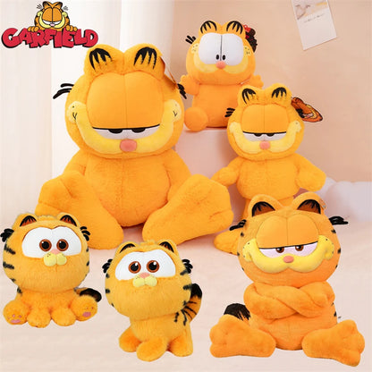 Original Garfield Family Plush Toys — Kawaii Soft Stuffed Garfield & Odie Dolls for Kids