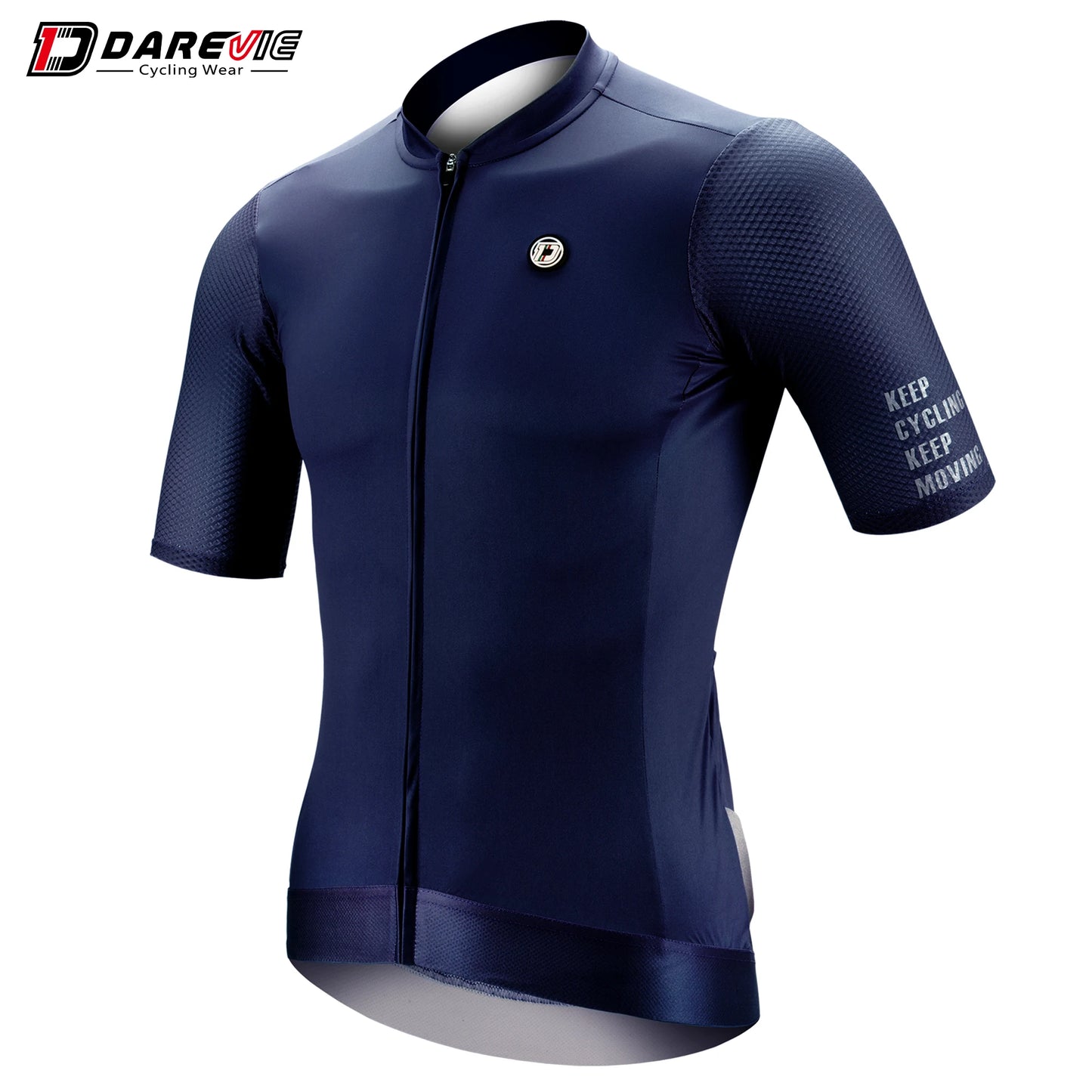 DAREVIE SPF 50+ Long Sleeve Cycling Jersey – Breathable Training Fit, Unisex Lightweight Cycling Maillot for Men & Women Small Size