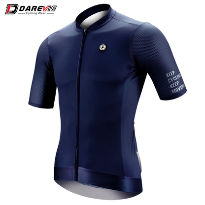 DAREVIE SPF 50+ Long Sleeve Cycling Jersey – Breathable Training Fit, Unisex Lightweight Cycling Maillot for Men & Women Small Size