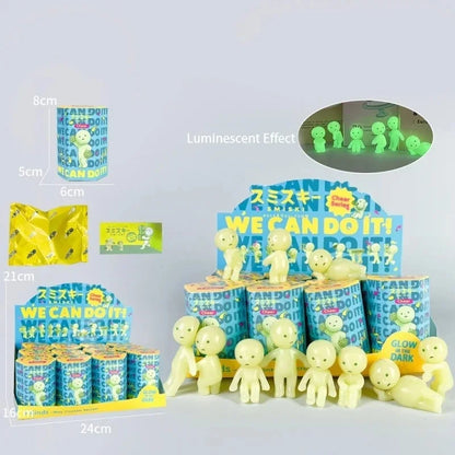 Noctilucent Green Mystery Doll Figures - Blind Box Surprise Collectible Desktop Decoration Toy