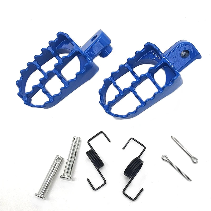 Motorcycle Foot Pegs - Replacement Footrests for Yamaha, Honda CRF/XR Models & Dirt Pit Bikes