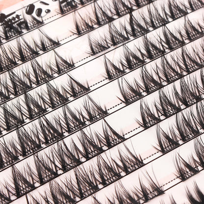 Individual Lash Extensions Kit – DIY Cluster Eyelash Book, False Lashes for Home Makeup