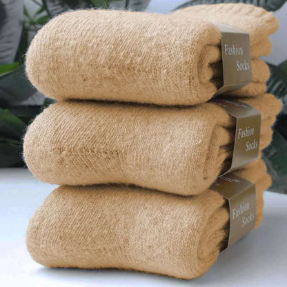 Ultra Thick Wool Socks for Men – Fleece-Lined Warm Autumn & Winter Cold-Resistant Long Socks, Perfect Gift