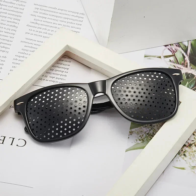Anti-Myopia Pin Hole Glasses – Vision Correction & Eye Fatigue Relief for Men & Women