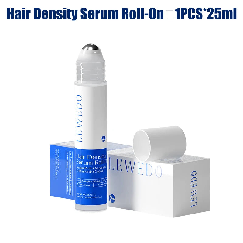 Ginger Hair Growth Oil Roll-On - Nourishing Scalp Treatment and Moisturizing Hair Care Serum