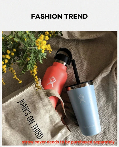 Hydro Flask 16oz/473ml Stainless Steel Insulated Cup - Fashionable Standard Sports Water Cup for Men, Women, and Children
