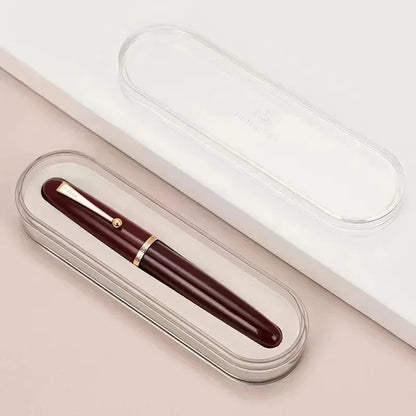 Luxury JinHao 9019 Dadao Fountain Pen – Transparent Acrylic Spin Design, 40mm Nib for Office & School Writing Supplies