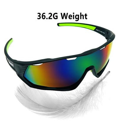 Cycling Sunglasses for Men & Women – UV400 Sports Glasses for MTB & Road Bikes