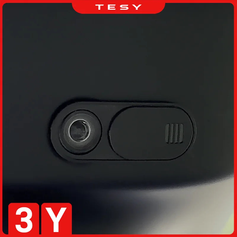 Car Camera Cover for Tesla Model 3 & Y (2024) – Webcam Slide Blocker Privacy Protector, 1/5 Pcs