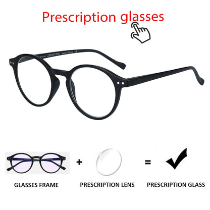 ZENOTTIC 2025 Retro Reading Glasses – Anti-Blue Light Blocking Eyeglasses for Women & Men, Diopter 0 to 4.0