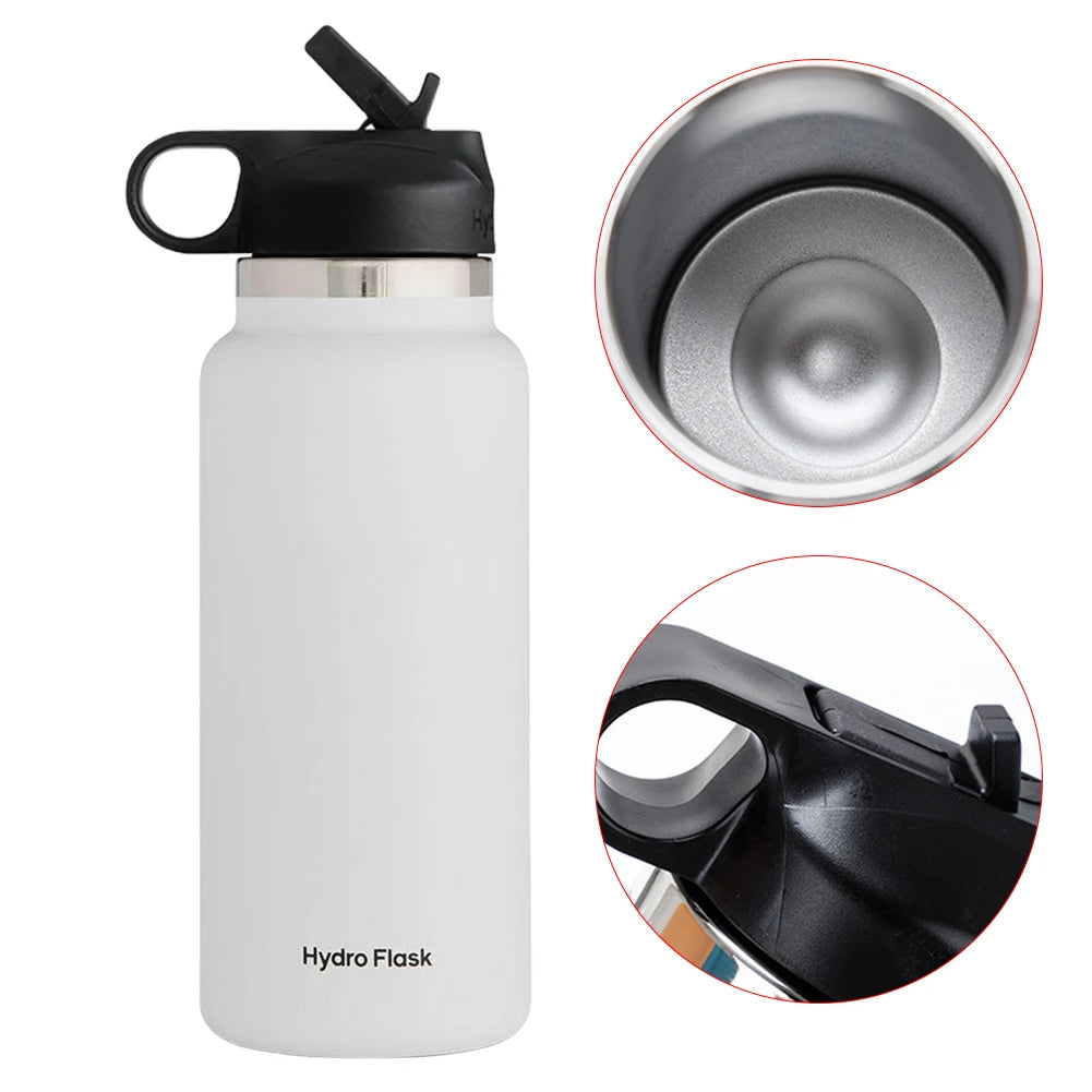 40oz Insulated Water Bottle – Stainless Steel Vacuum Flask, Keeps Drinks Hot & Cold, Flex Cap