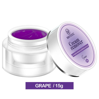 MAYOOC 5/15g Eyelash Glue Remover — Quick-Dry Transparent Cream for Professional Eyelash Extensions, Custom Logo Available
