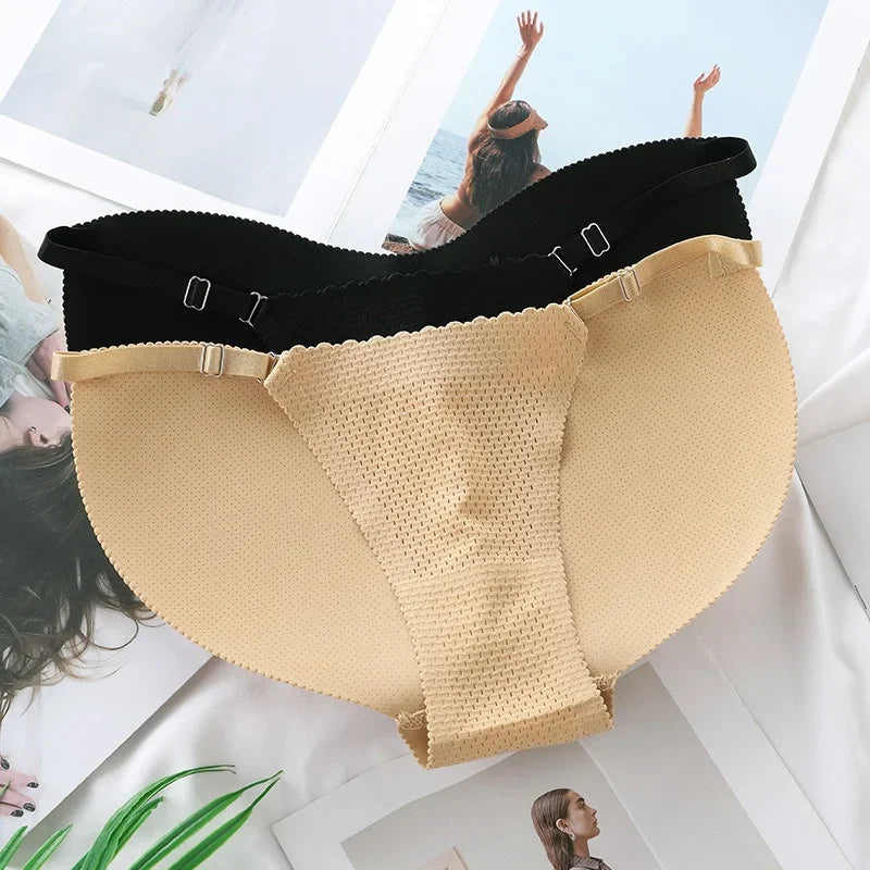 Women’s Sexy Fake Butt Body Shaper – Plus Size Padded Panties, Buttocks Enhancer Hip Pads & Shapewear Faja