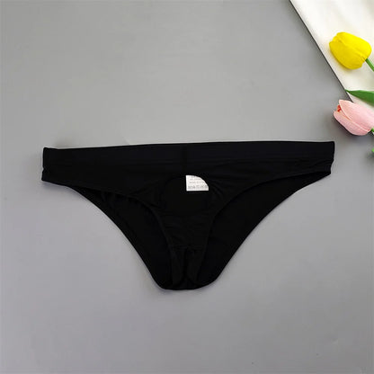Men’s Ice Silk Ultra-Thin Briefs - Breathable Comfortable Everyday Underwear (M-XXL, Plus Size Fit)