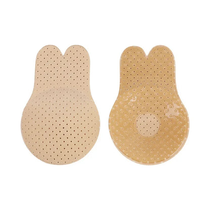 Women’s Push-Up Adhesive Bra – Strapless Silicone Bra, Reusable Breast Lift Tape & Nipple Covers