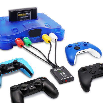RetroScaler BlueRetro Wireless Adapter – Supports Up to 4 Controllers for Nintendo 64 N64
