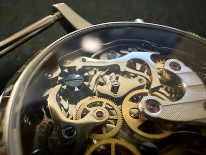 RED STAR 1963 Men's Chronograph Watch - 38mm Pilot Design with Seagull ST1901 Movement & Sapphire Glass