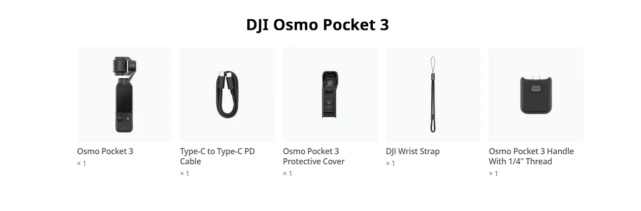 DJI Osmo Pocket 3 Gimbal Camera – 1" CMOS, Brand New, In Stock