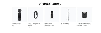 DJI Osmo Pocket 3 Gimbal Camera – 1" CMOS, Brand New, In Stock