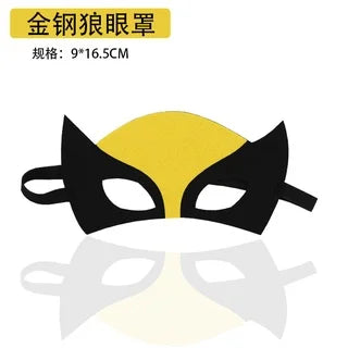 Halloween Superhero Masks — Christmas & Birthday Party Dress-Up Cosplay Mask for Kids, Children’s Favor & Mystery Gift
