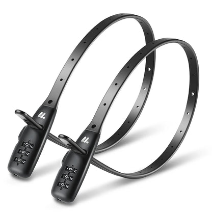 WEST BIKING Portable Bicycle Cable Lock – Zinc Alloy Adjustable Anti-Theft Password Lock for Bike, Motorcycle & Helmet Security