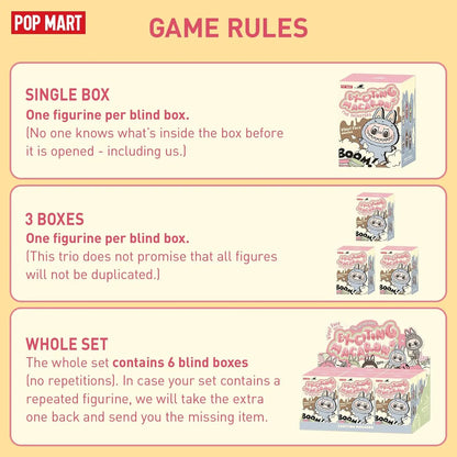 POP MART Labubu The Monsters Doll — Tasty Macarons Blind Box Vinyl Figure, Cute Food-Themed Collectible Toy Gift
