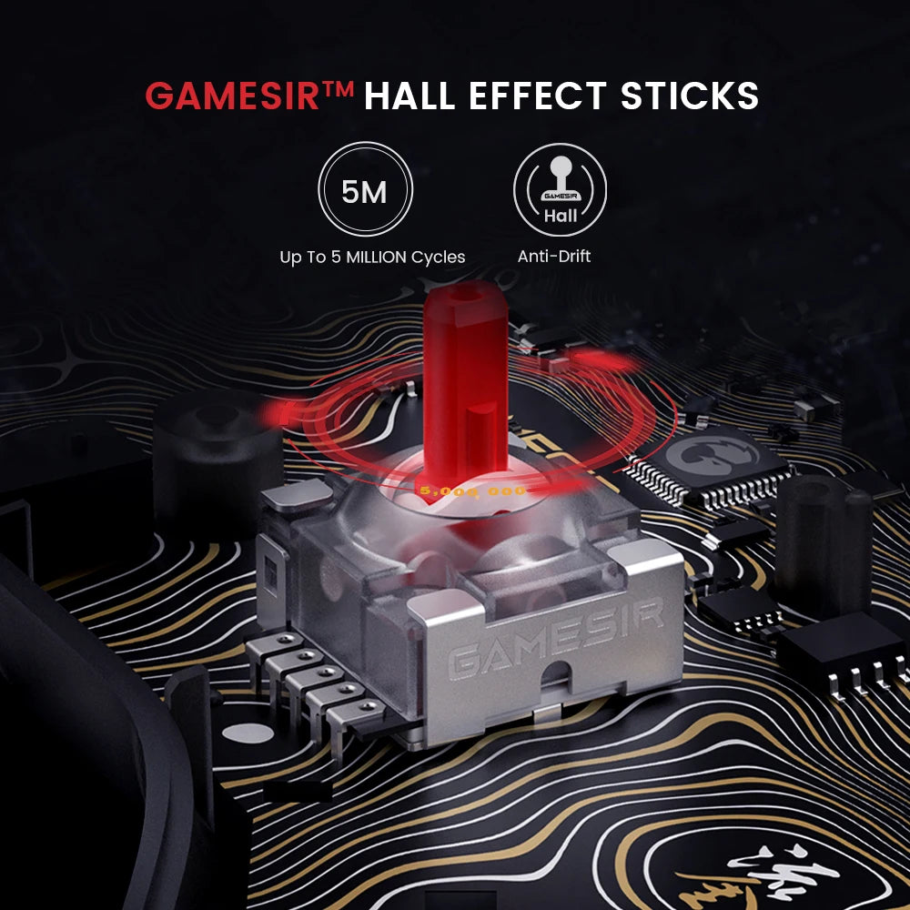 GameSir Kaleid Wired Xbox Controller – Hall Effect Joystick Gamepad for Xbox Series X, Series S & Xbox One